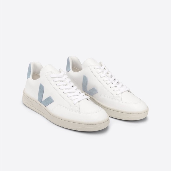 Veja Shoes - Veja V-12 - Leather White Steel
